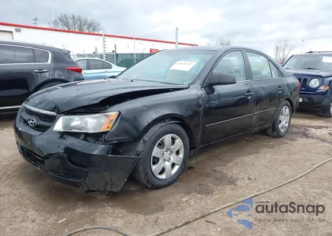 2008 Hyundai Sonata Gls из США, поврежденный, VIN 5NPET46C18H401397